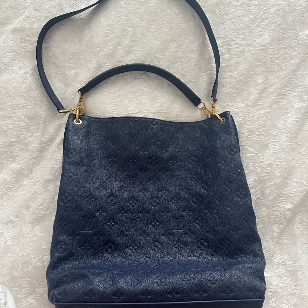 Louis Vuitton Metis Hobo Monogram Empreinte Leather Blue - Picture 4 of 17